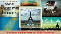Read  Paris and the Parisians in 1835 Complete Ebook Free