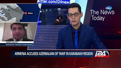 12/23: Armenia accuses Azerbaijan of 'war' in Karabakh region