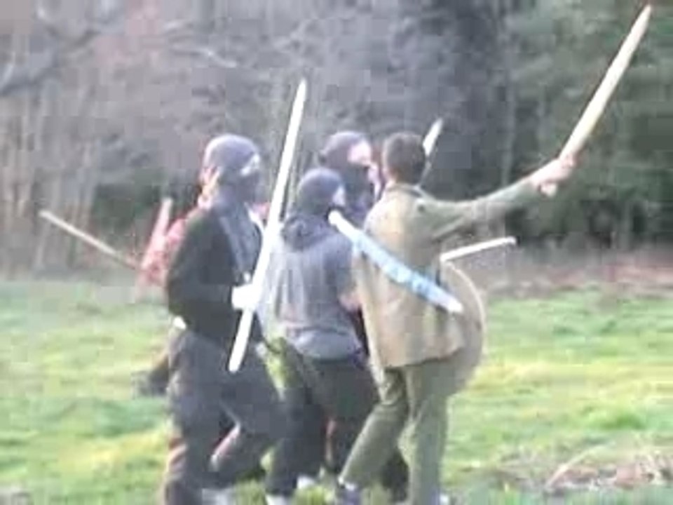 Le combat dans la plaine