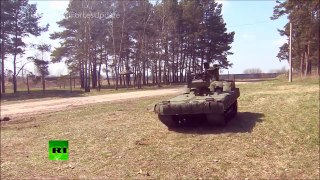 Russian Military UNMANNED ROBOT combat vehicle