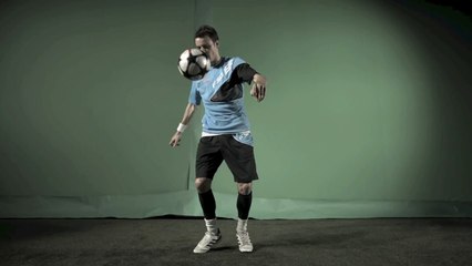 Learn Football Freestyle Trick - The Scissor Kick