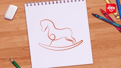 Beraber Çizelim - Oyuncak At (Çocuklar İçin Resim Dersi)