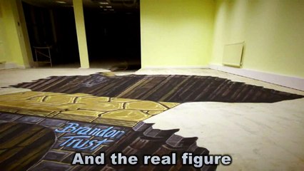 Magical room-painted -Optical illusion