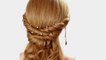 Easy prom hairstyle for long hair. Romantic bridal hair tutorial