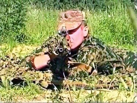 Искусство снайпера 25.Техника стрельбы,лежа,с колена,стоя