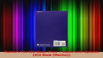 PDF Download  Marinos The ICU Book Print  Ebook with Updates ICU Book Marino Read Full Ebook