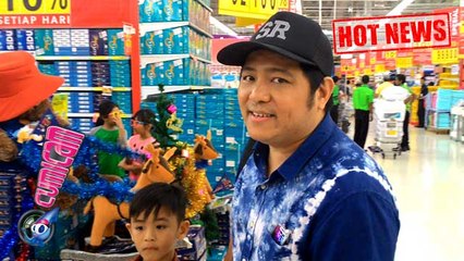 Steven Sabar Menemani Lovely dan Junio Belanja Mainan - Cumicam 24 Desember 2015