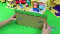 Toys Peppa Pig's Zip Line Playground Playset unpacking and playing Line Rider