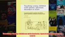Teaching Young Children with Autistic Spectrum Disorders to Learn