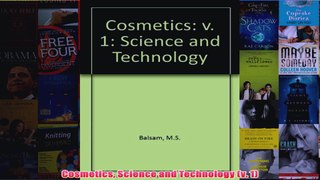 Cosmetics Science and Technology v 1