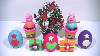 PLAY DOH TOYS!!!- peppa pig kinder surprise eggs cars toys funny videos