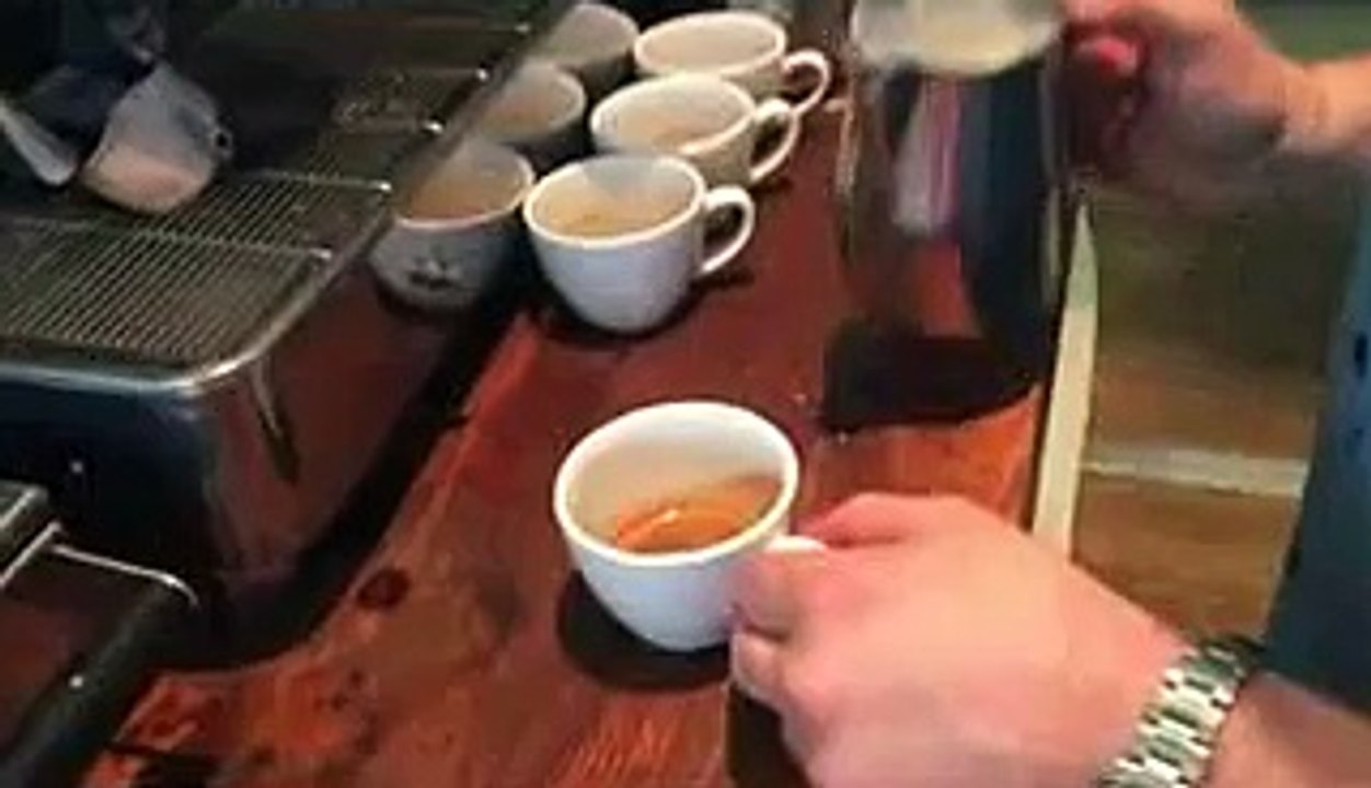 how to make coffee art