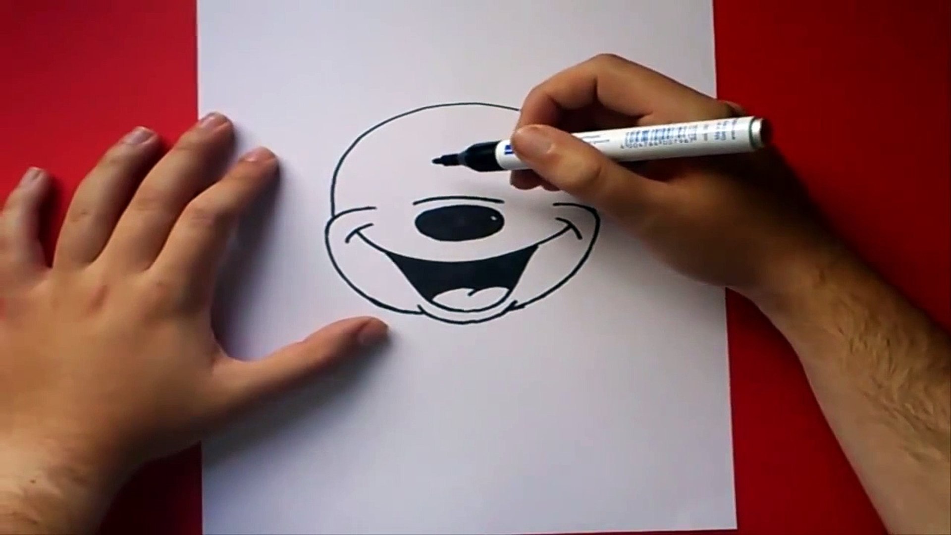 Como dibujar a Mickey Mouse paso a paso Disney | How to draw Mickey Mouse Disney - Dailymotion Video