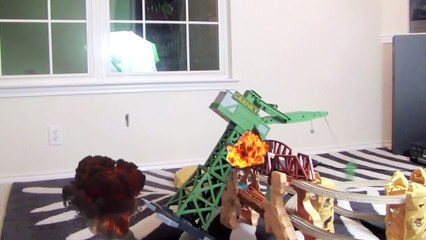 Thomas friend Cranky gets Attacked! Must See!