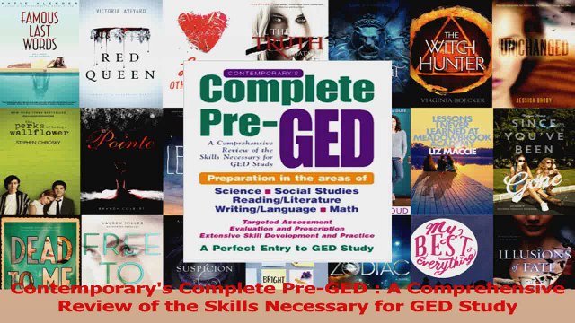 PDF Download Contemporarys Complete PreGED A Comprehensive Review of the Skills Necessary for GED PDF Online