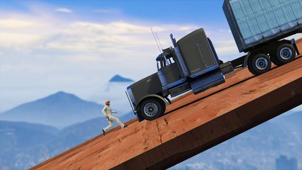 KWEBBELKOP-RUN FROM THE TRUCKS! (GTA 5 Funny Moments)