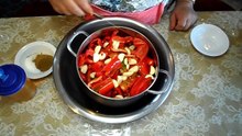 المطبخ التونسي - Tunisian Cuisine - HARISA TUNISIENNE - طريقة عمل الهريسة التونسية الحارة فى المنزل