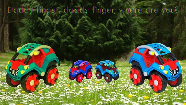 The Amazing Spiderman Cars Finger Family Cartoon Animation Nursery Rhymes Speed Car Toy Le catoonTV!