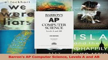 Barrons AP Computer Science Levels A and AB PDF