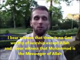 German Man Converts to Islam new muslim!