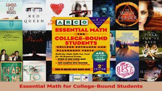 PDF Download  Essential Math for CollegeBound Students PDF Full Ebook
