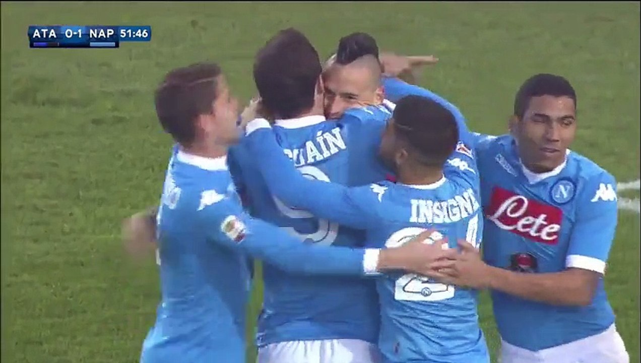 Atalanta 1 – 3 Napoli (Serie A) Highlights December 20,2015