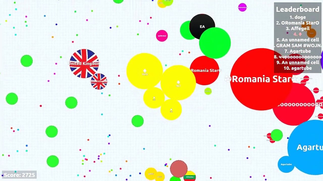 AGAR.IO -- EXPERIMENTAL PRIVATE SERVER