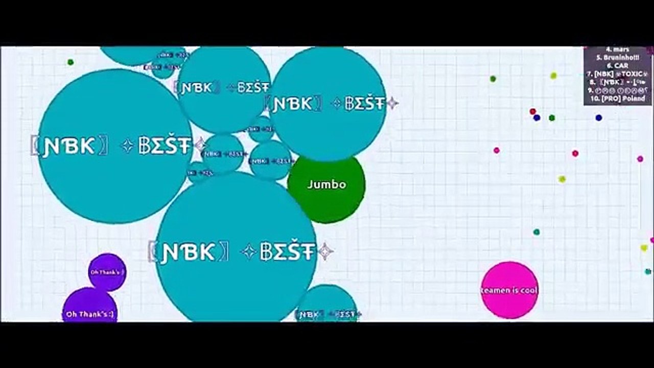 LUCKIEST AGARIO GAMEPLAY  Agar.io