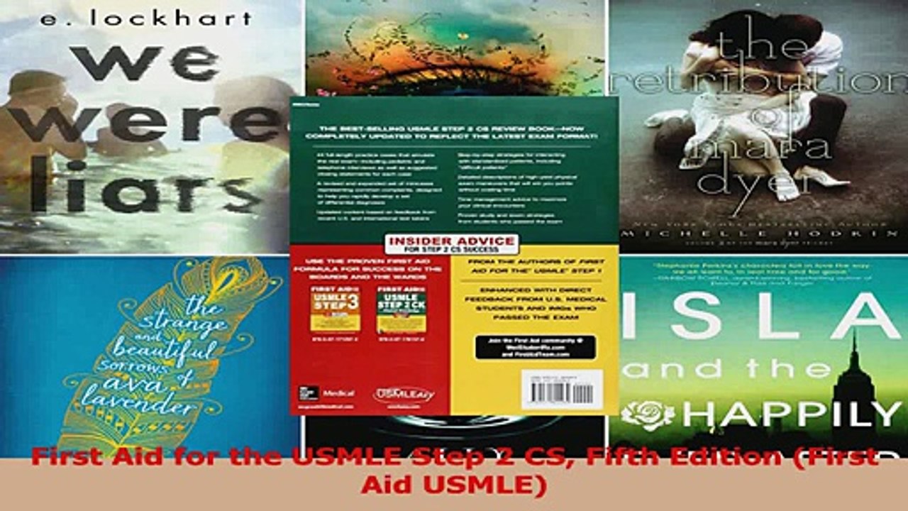 PDF Download  First Aid for the USMLE Step 2 CS Fifth Edition First Aid USMLE PDF Online