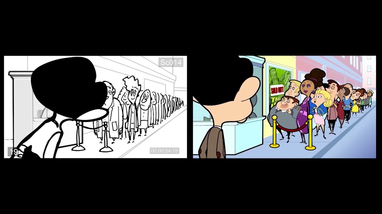 Mr. Bean From Original Drawings To Animation Home Movie
