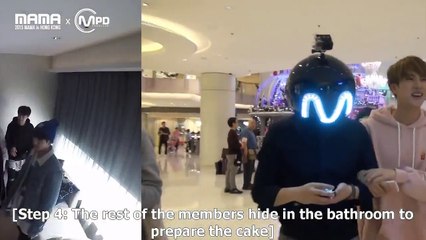 [ENG SUB] [2015MAMAxMPD] BTS 진 생일축하 몰래카메라 Jin's surprise party 151210