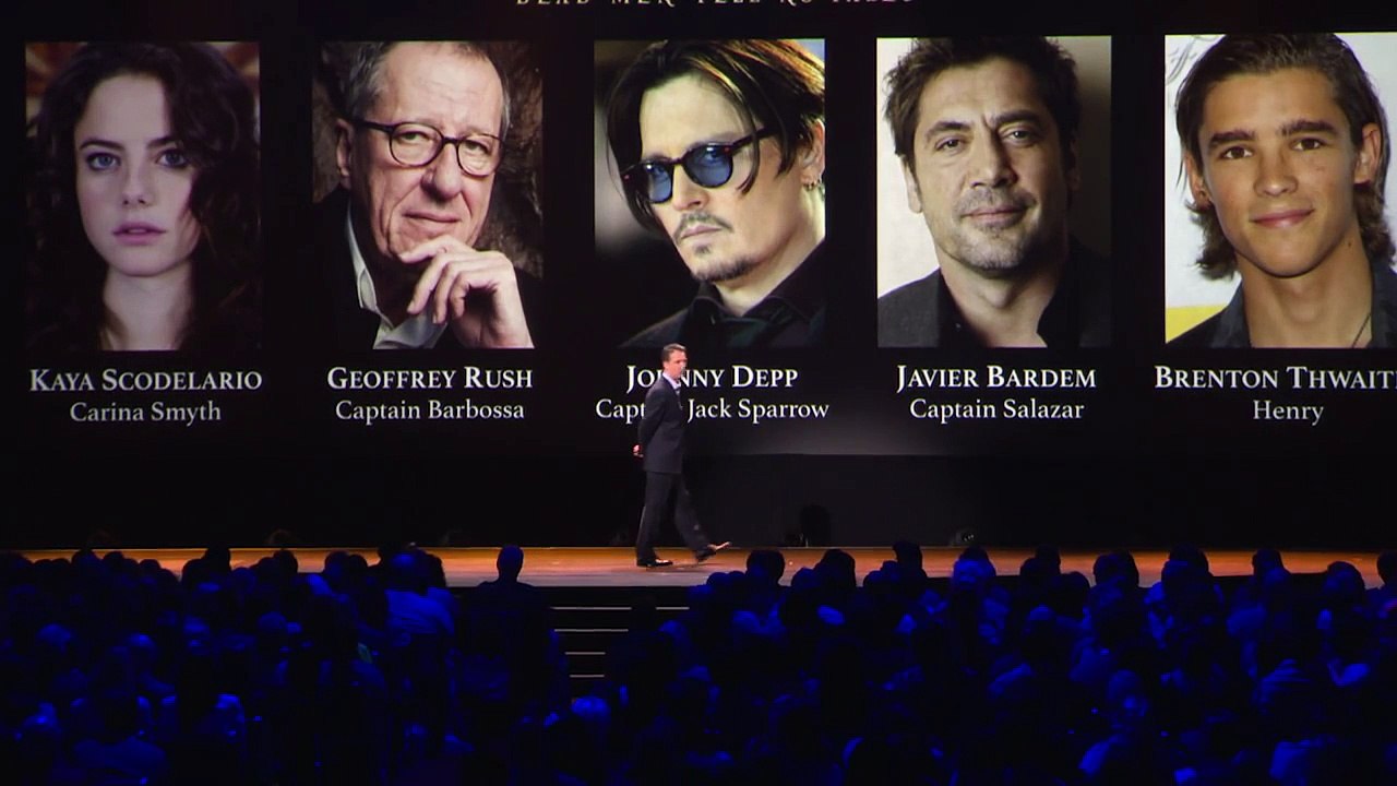 D23 EXPO LIVE ACTION PRESENTATION 04 STAR WARS (2015) Disney Lucasfilm Harrison Ford HD