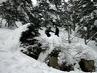 Gros saut à Saint-Pierre-de-Chartreuse