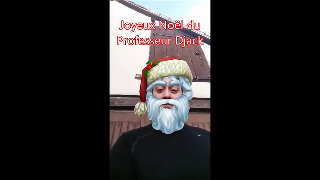 Joyeux Noël du Professeur Djack d' Alsace Brumath