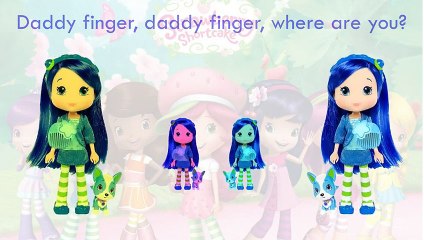 STRAWBERRY SHORTCAKE Finger Family Cartoon Animation Nursery Rhymes For Children Babies