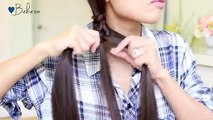 Woven Fishtail Braid Hairstyle  Hair Tutorial