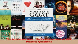 PDF Download  The Multistate Goat The Essential Book of MBE Practice Questions PDF Full Ebook