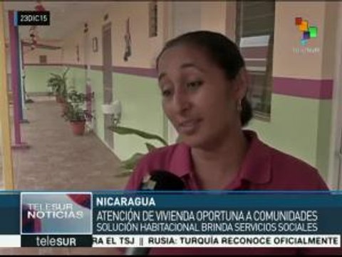 Gob. de Nicaragua entrega más de 350 viviendas a familias damnificadas