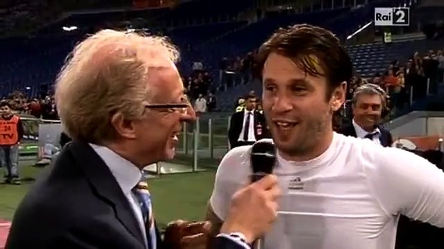 Zlatan Ibrahimovic kicks Antonio Cassano in the face