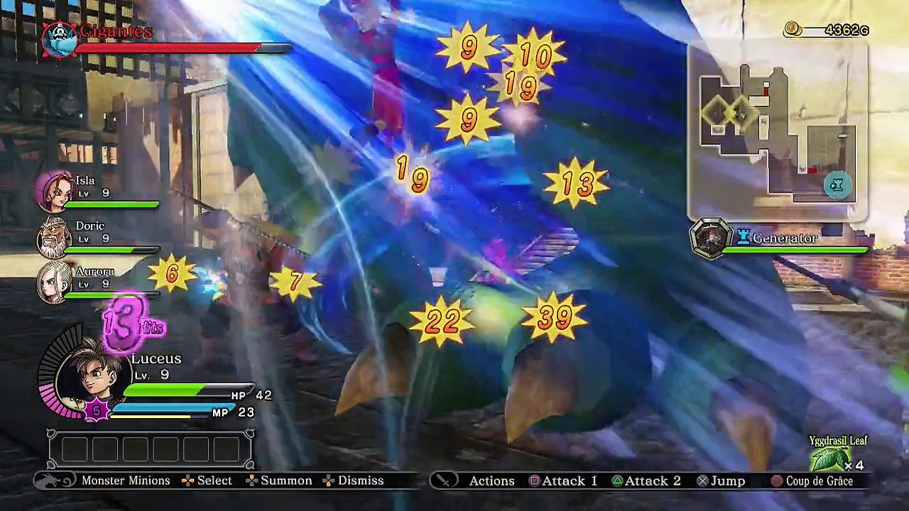 PS4 - Dragon Quest Heroes - Part 9 - Caliburgh - On The Shoulders Of Giants