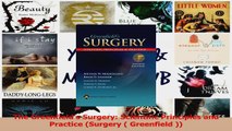 PDF Download  The Greenfields Surgery Scientific Principles and Practice Surgery  Greenfield  Download Online