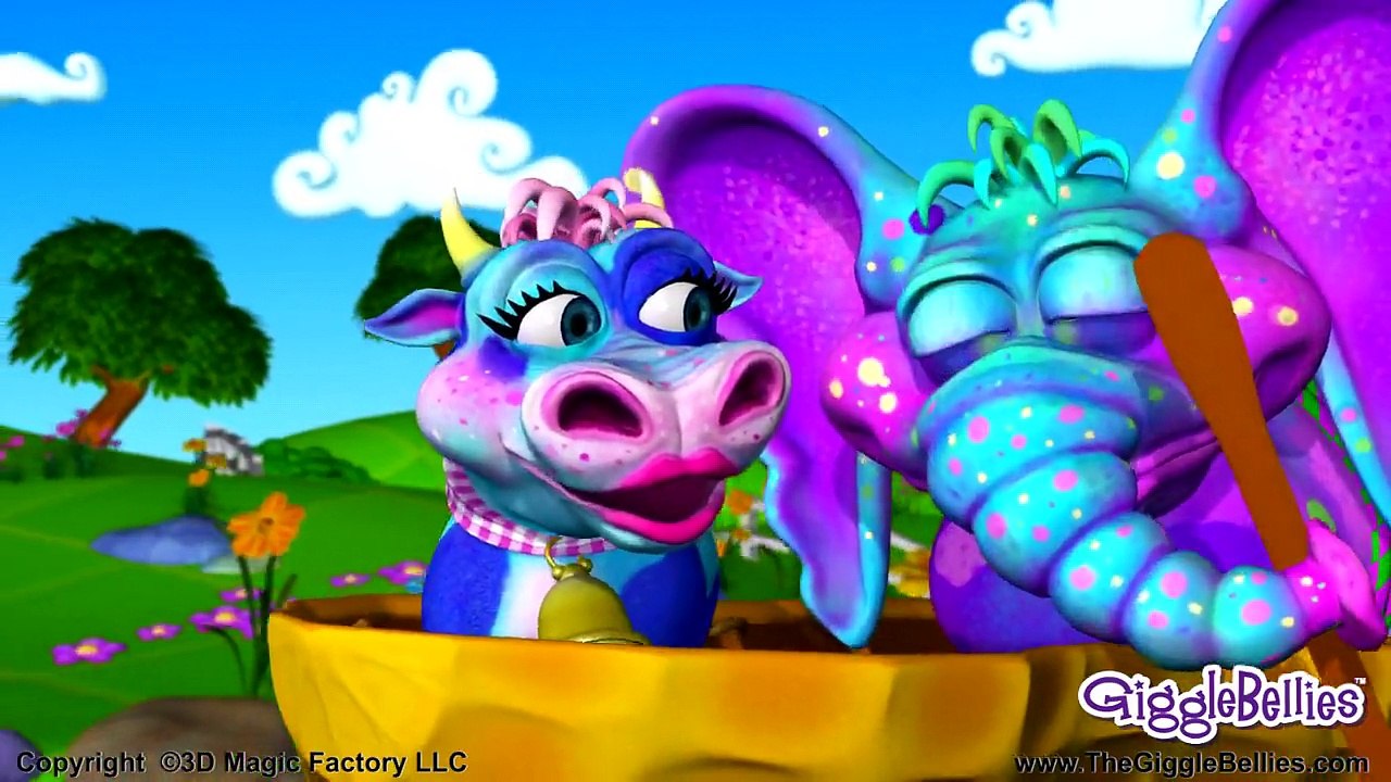 Row Row Row Your Boat | 3D Nursery Rhymes | English Nursery Rhymes | Nursery Rhymes for Kids