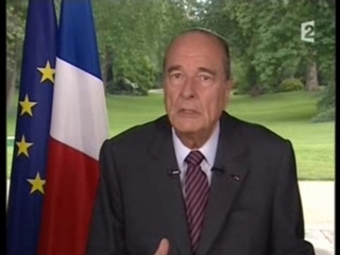 Discours de départ de Jacques Chirac