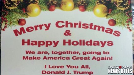 Donald Trump’s Hypocritical Holiday Card