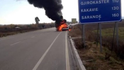 DIGJET NJE AUTOMJET NE AKSIN LEVAN TEPELENE, POLICIA PO HETON PER NGJARJEN LAJM