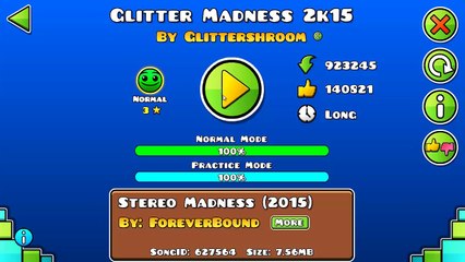 Geometry Dash 2.01 - Glitter Madness 2k15