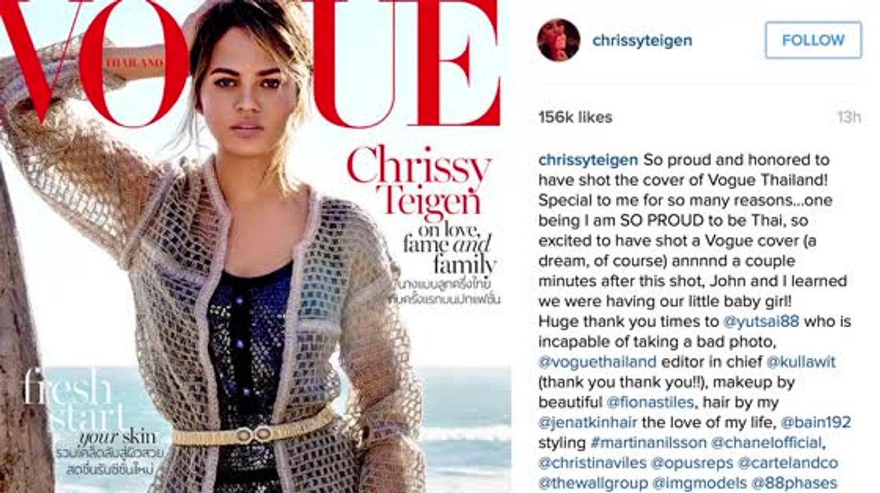 John Legend and Chrissy Teigen Announce They're Having a Girl!