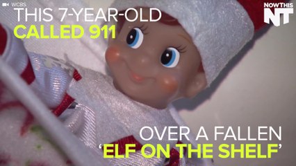 7-Year-Old Calls 911 Over A Fallen "Elf On The Shelf"