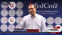 Ted Cruz - i appreciate that the post pulled it down