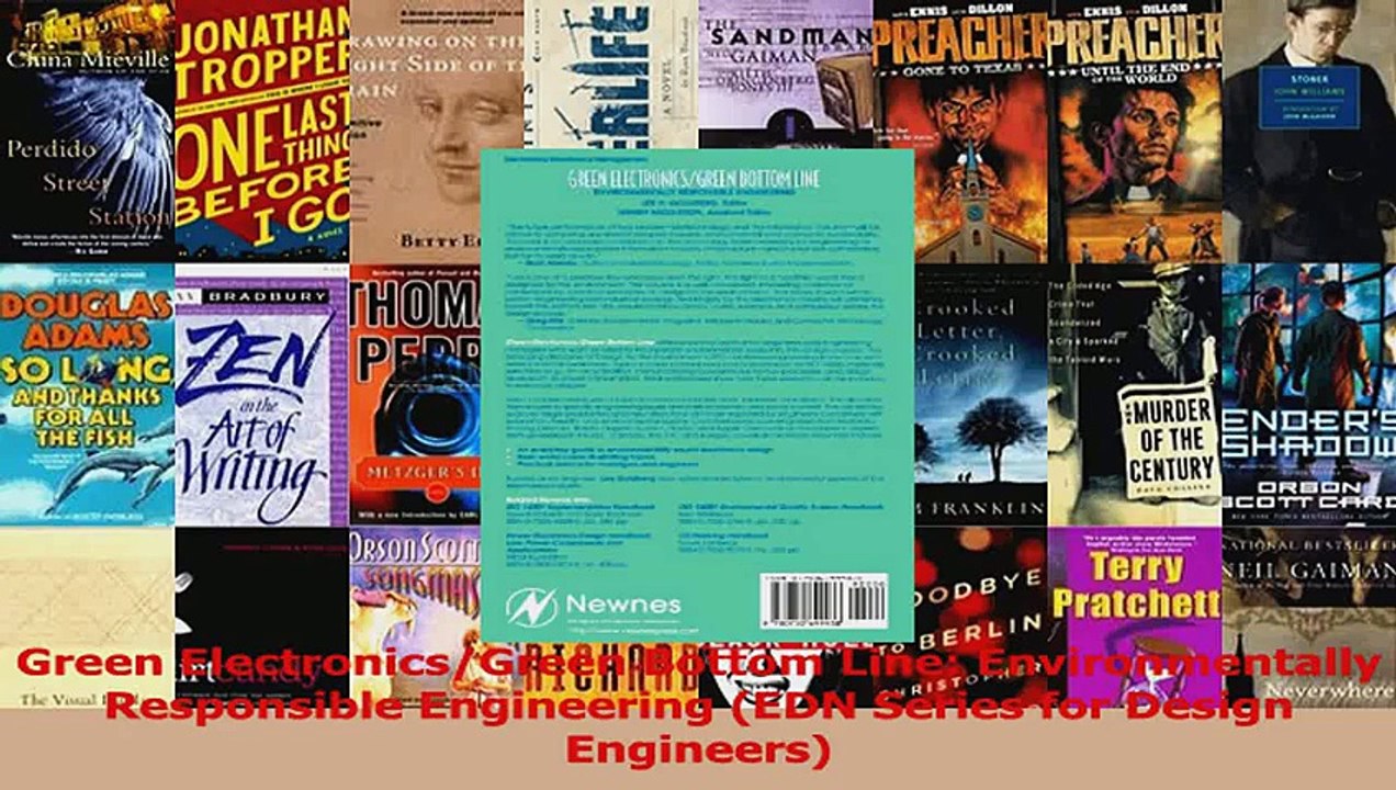 PDF Download  Green ElectronicsGreen Bottom Line Environmentally Responsible Engineering EDN Series PDF Full Ebook